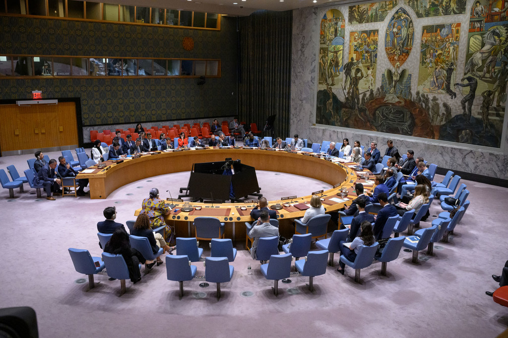La chambre du Conseil de sécurité de l'ONU, à New York.